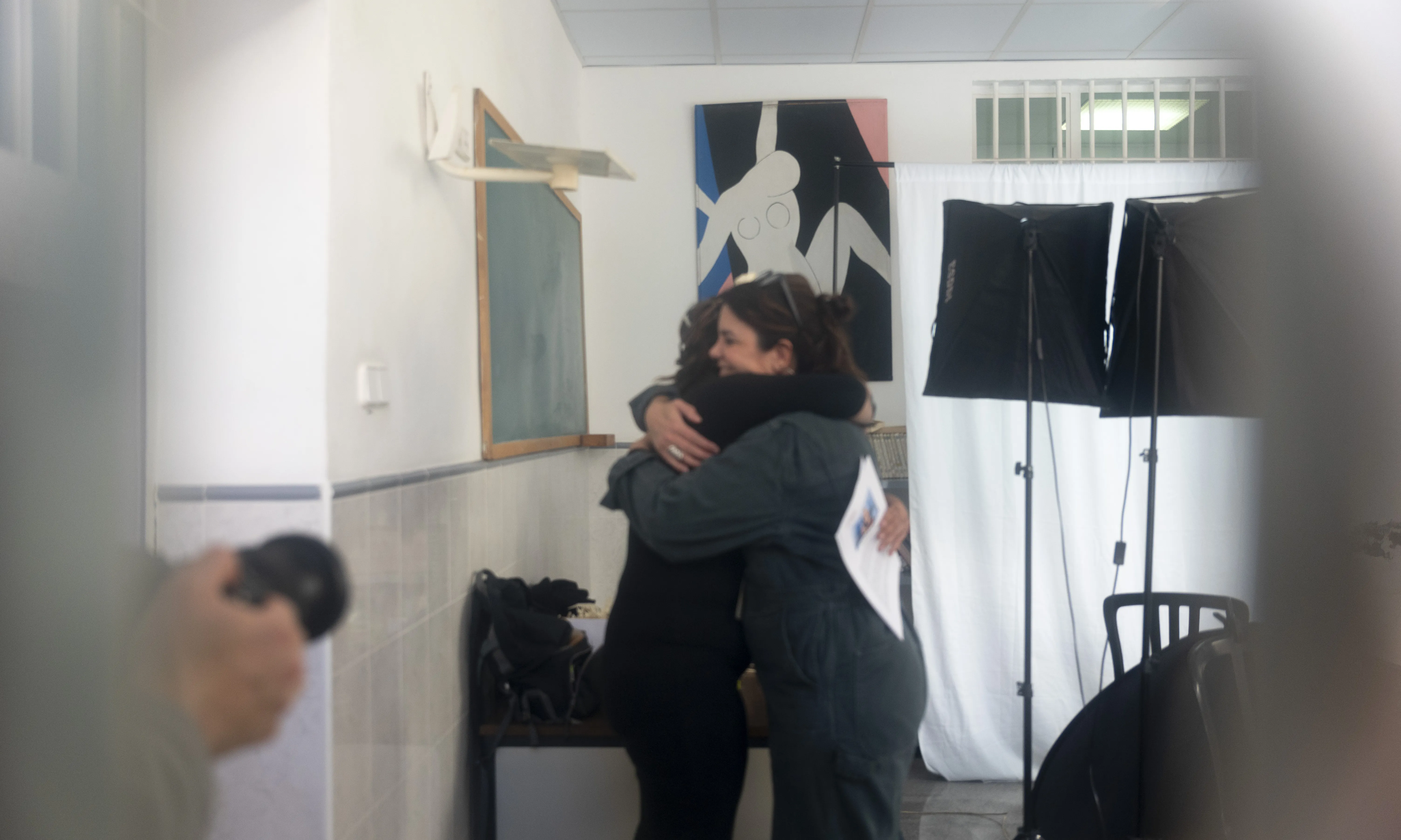 Sessió fotogràfica a presó.