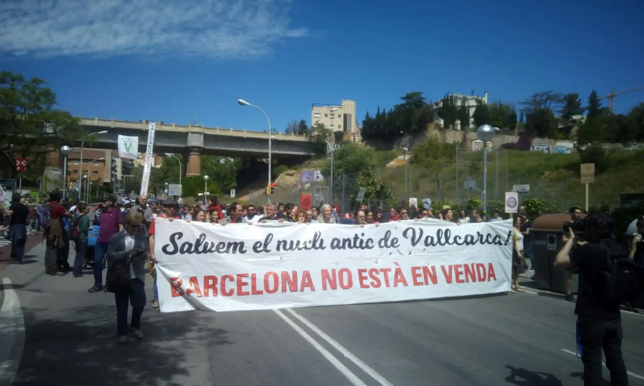Manifestació Vallcarca