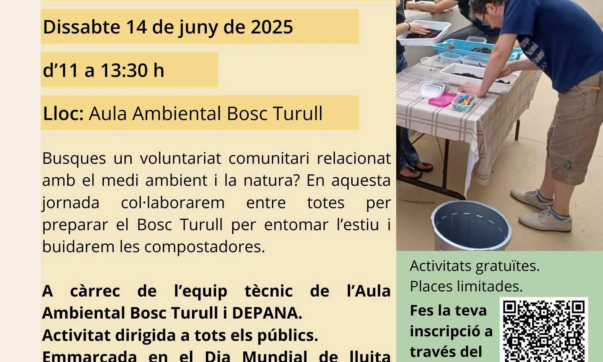 Buidarem les compostadores, tindrem cura de les vermicompostadores .