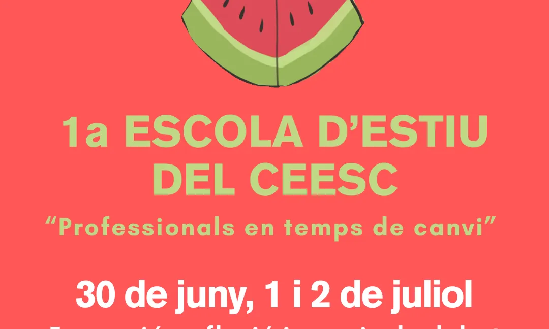 Presentem la primera edició de l'Escola d'Estiu del CEESC