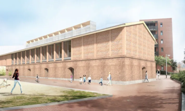 Modelatge 3D del futur aspecte de la Bòbila de la Teixonera després de la remodelació