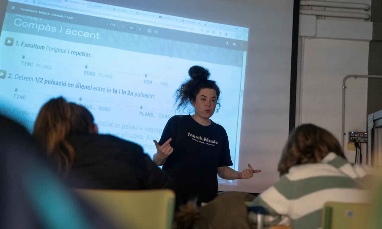 El projecte educatiu de freestyle en català ha conclòs amb èxit les proves pilot a dos instituts barcelonins.