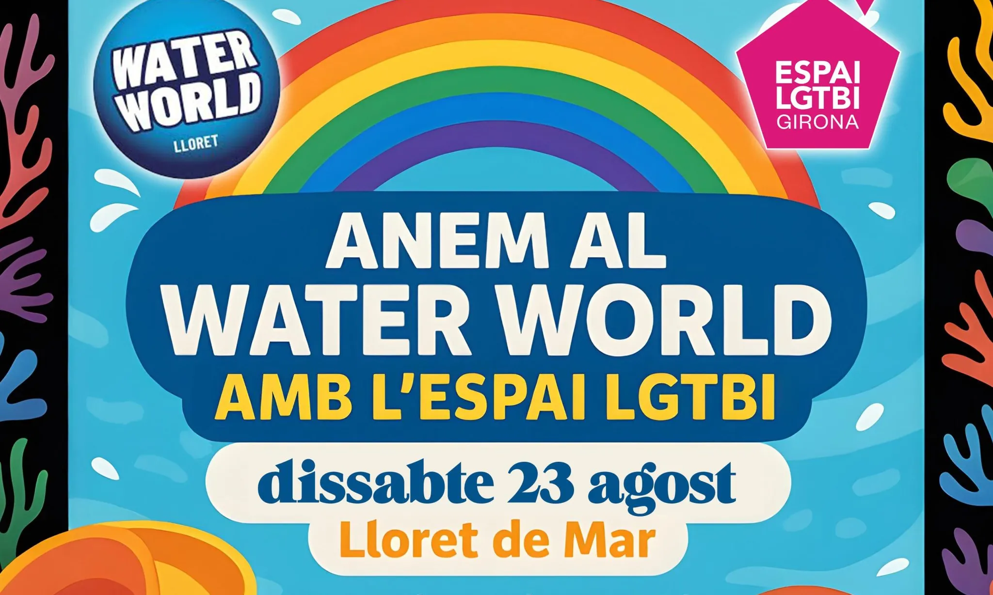 Anem al Water World amb l’Espai LGTBI de Girona