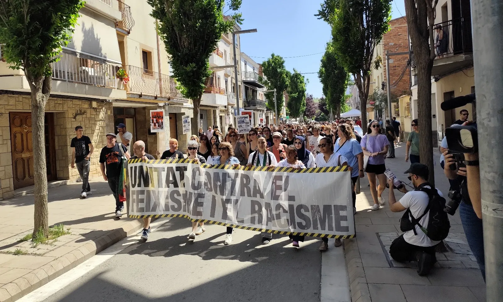 La Unitat Contra el Racisme i el Feixisme de Piera ha condemnat l'incident, que considera "un atac".