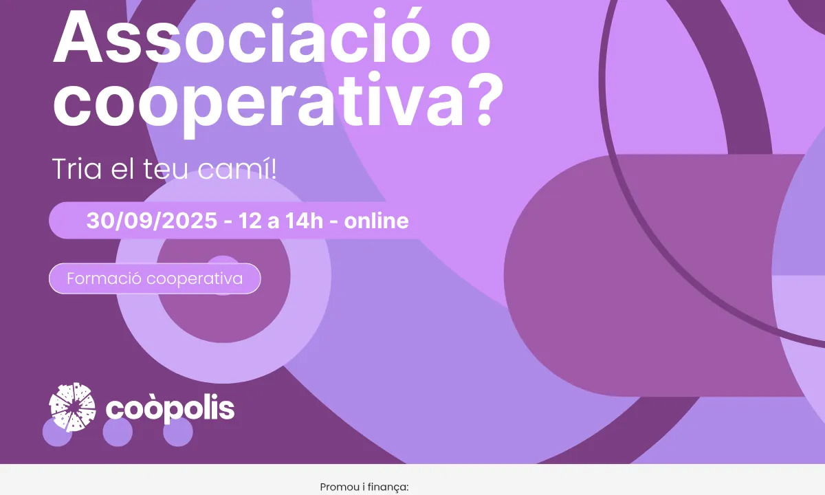 Cartell promocional de la formació
