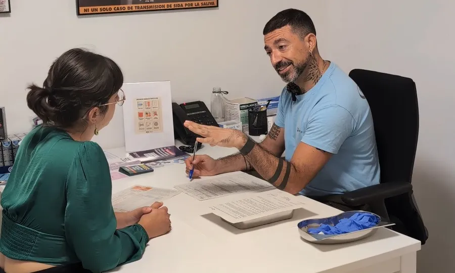 Gais Positius ofereix proves ràpides del VIH. Font: Gais Positius