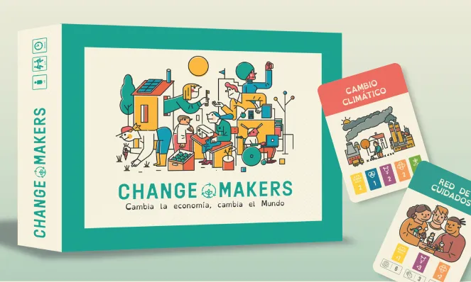 Imatge del joc de taula 'Change Makers'.