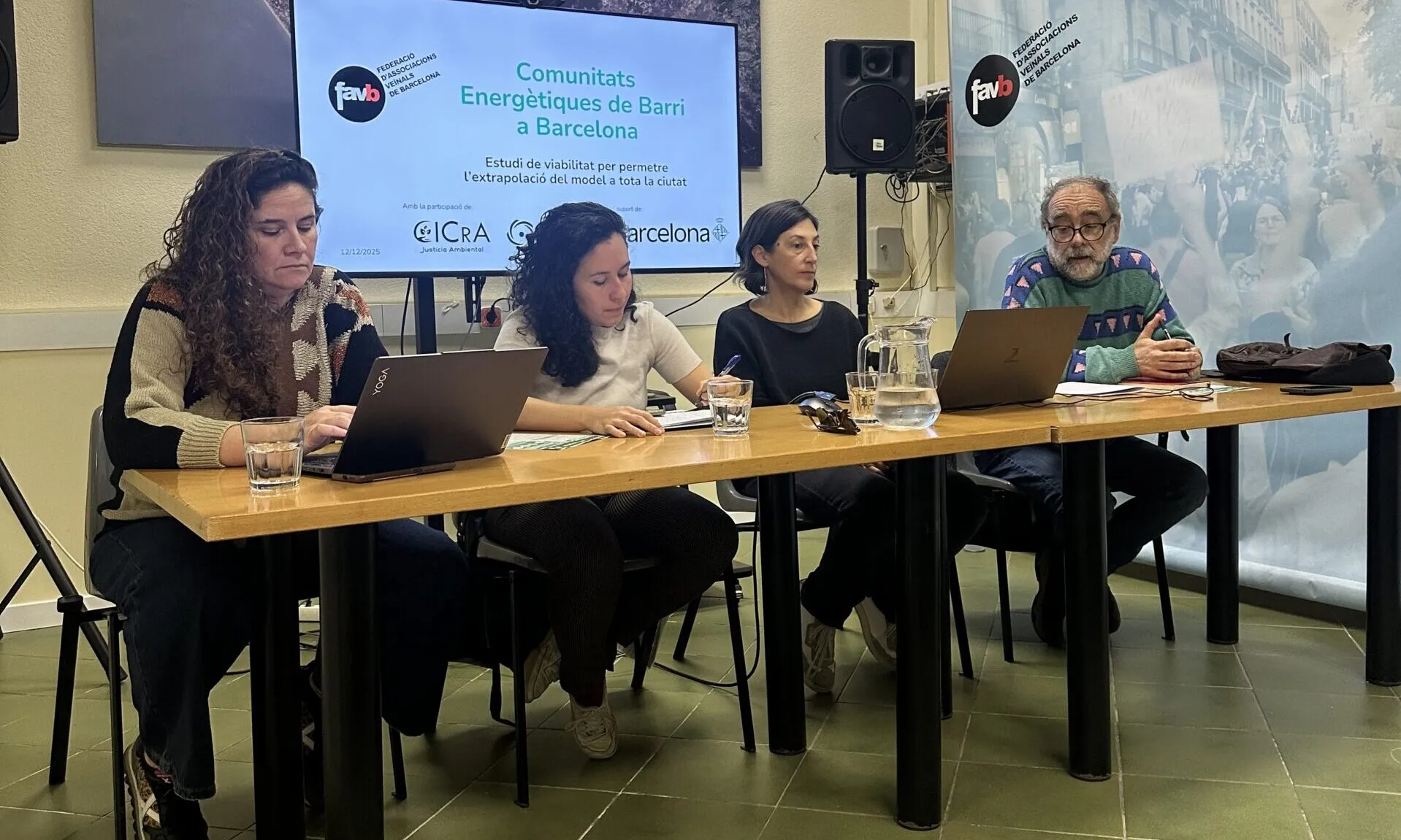 Presentació de l'estudi a la Favb