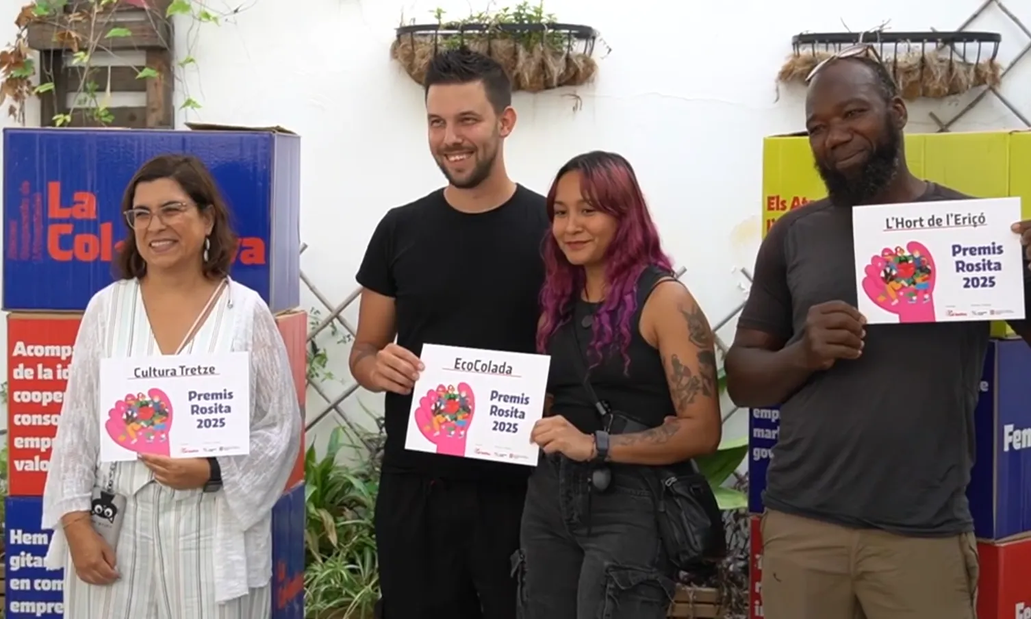 Les guanyadores dels Premis Rosita 2025. 