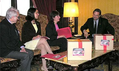 Entrega de signatures al Parlament