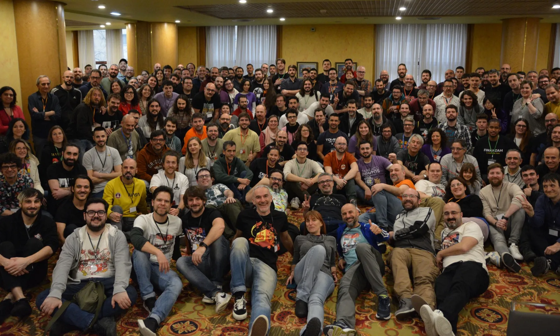 Grup de persones de l'Associació Ludo. 