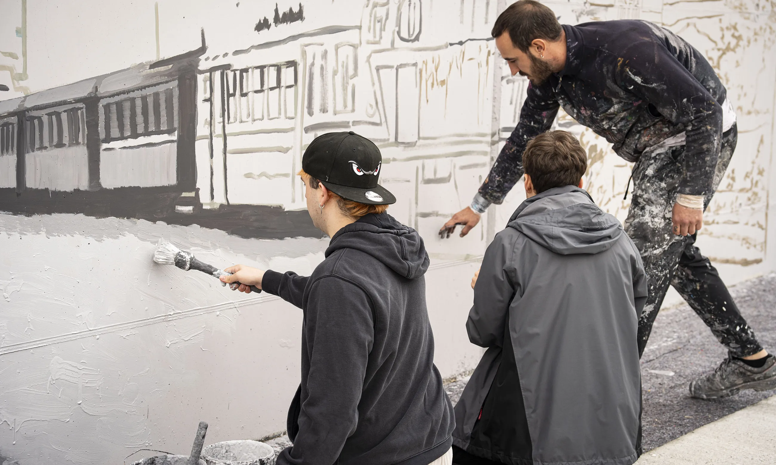 Imatge de la pintura del mural