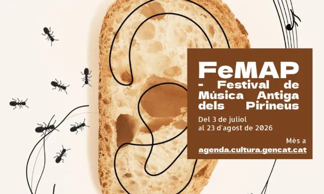 Cartell oficial del Festival de Música Antiga dels Pirineus.