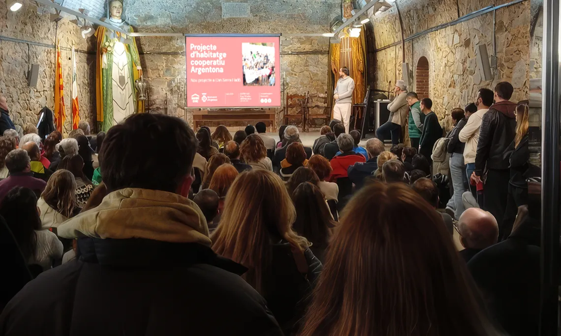 Imatge del ple d'Argentona