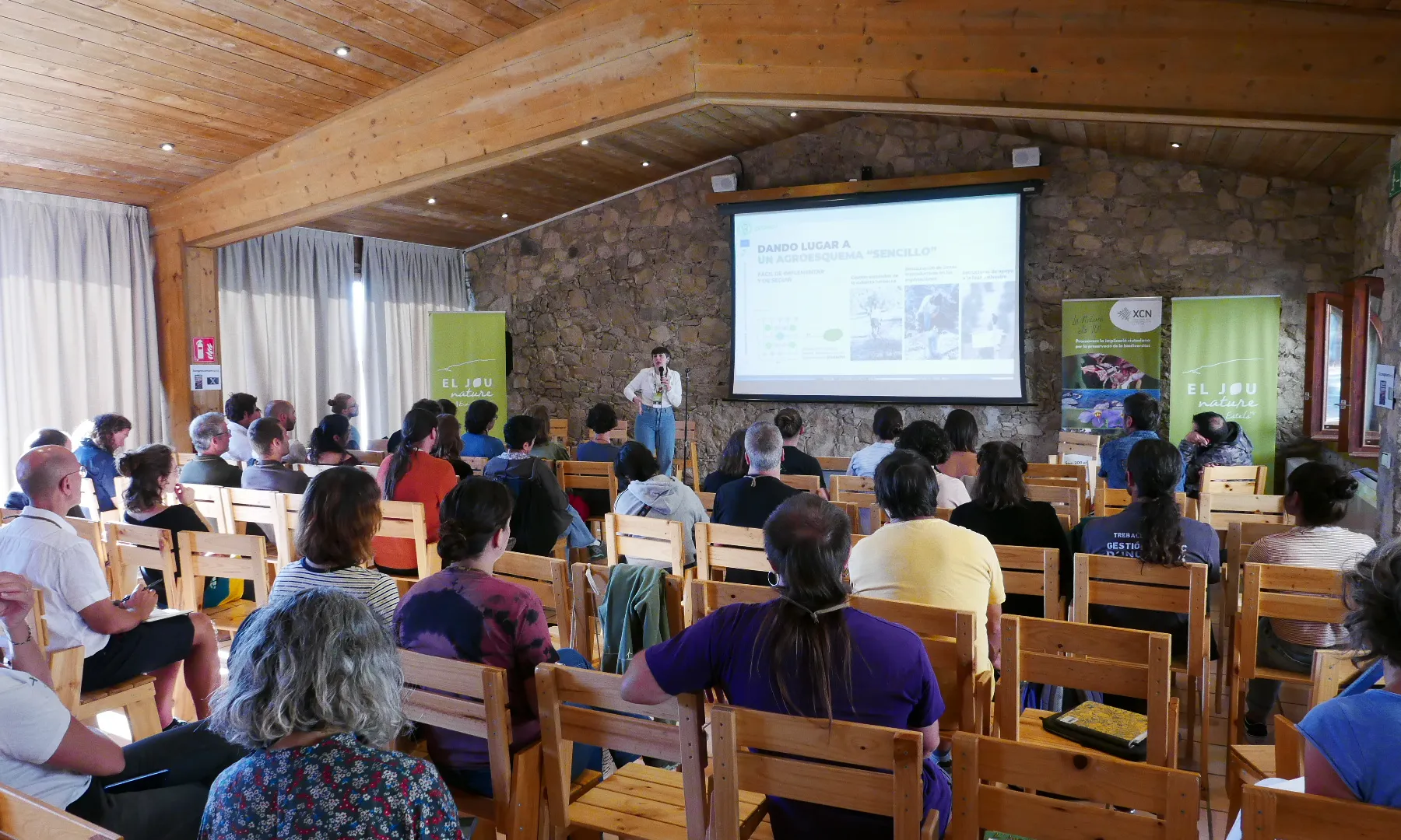 Un moment de la primera edició del Congrés de Conservació de la Natura, celebrat el 2023.