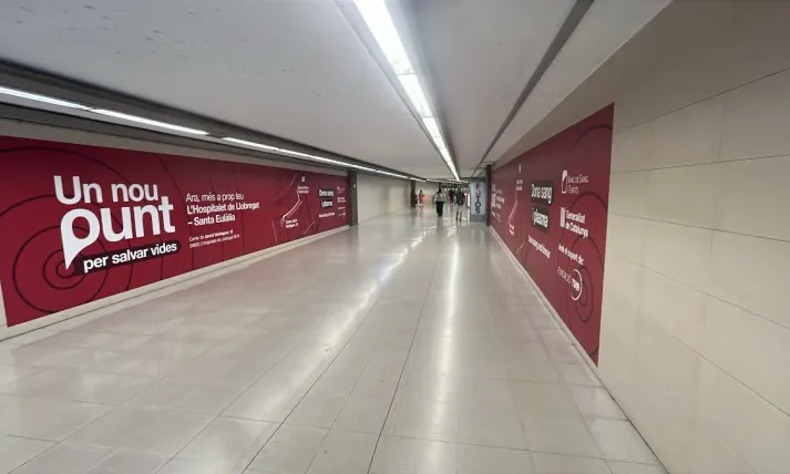 Imatge de l'anunci del Banc de Sang i Teixits