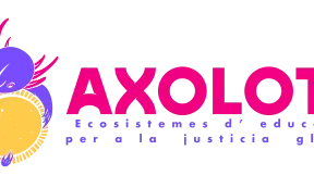 Il·lustració d’un ajolot, símbol del projecte Axolotl d’educació per a la justícia global