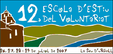 Logotip de l'Escola d'Estiu del Voluntariat.
