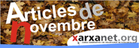 Banner dels articles de novembre a xarxanet.org