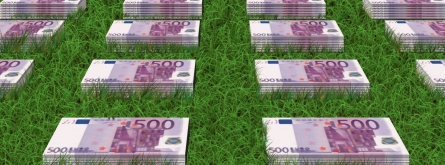 Bitllets de 500 euros en l'herba Font: 