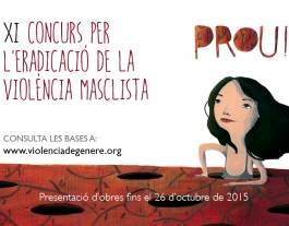 Oberta la convocatòria del Concurs per l'eradicació de la violència masclista Font: 