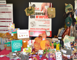 El Mercat Social a la V Fira d’Economia Solidària Font: 