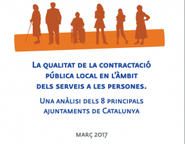 La portada de l'informe de la Taula del Tercer Sector. Font: Taula del Tercer Sector Font: 