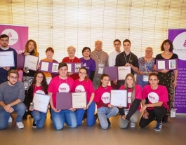 Acte de lliurament de la darrera edició dels Premis a la Ciutadania Compromesa. Font: Fundació Esplai