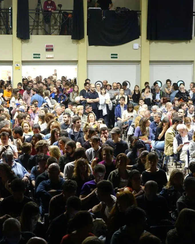Imatge de la presentació del sindicat de llogaters de Barcelona