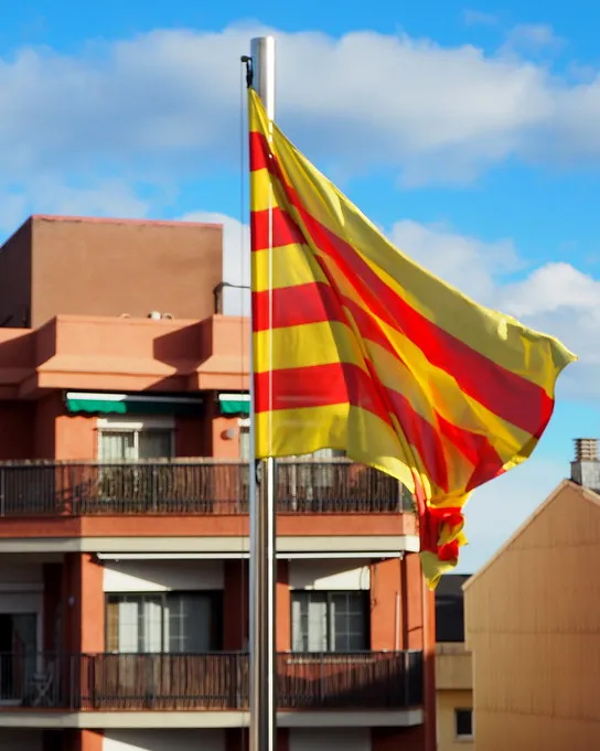 Bandera catalana. Font: Flickr - Teresa Grau Ros