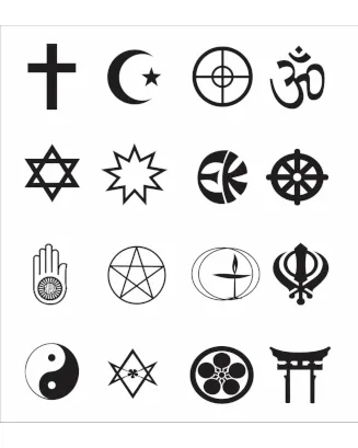 Símbols de les diferents religions Símbols de les diferents religions.