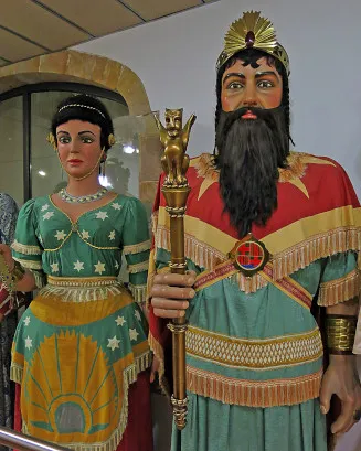 Gegants de Ciutat Vella de Barcelona . Font: Wikipèdia