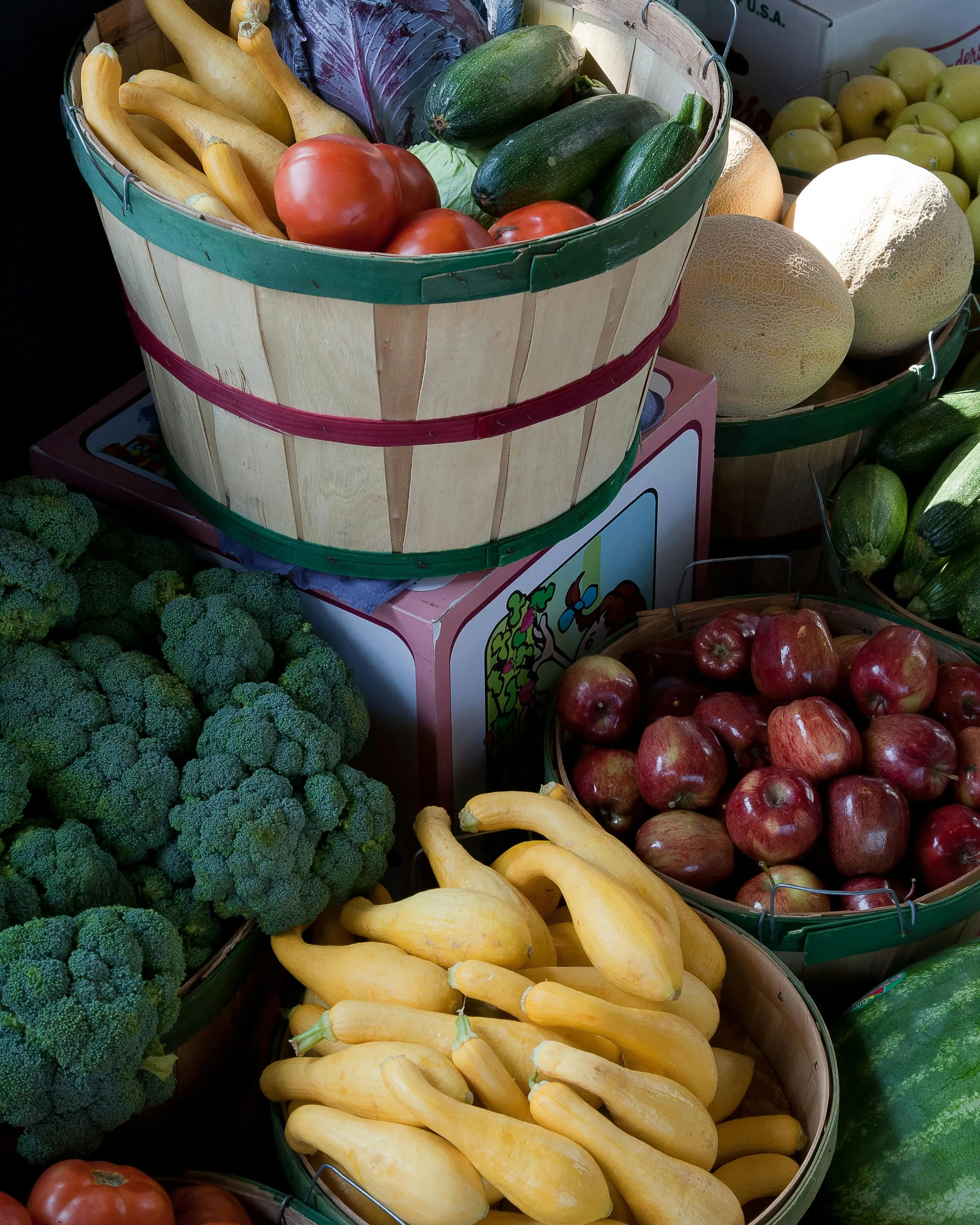 Fruites i verdures collides. Font: Pexels - Mark Stebnicki