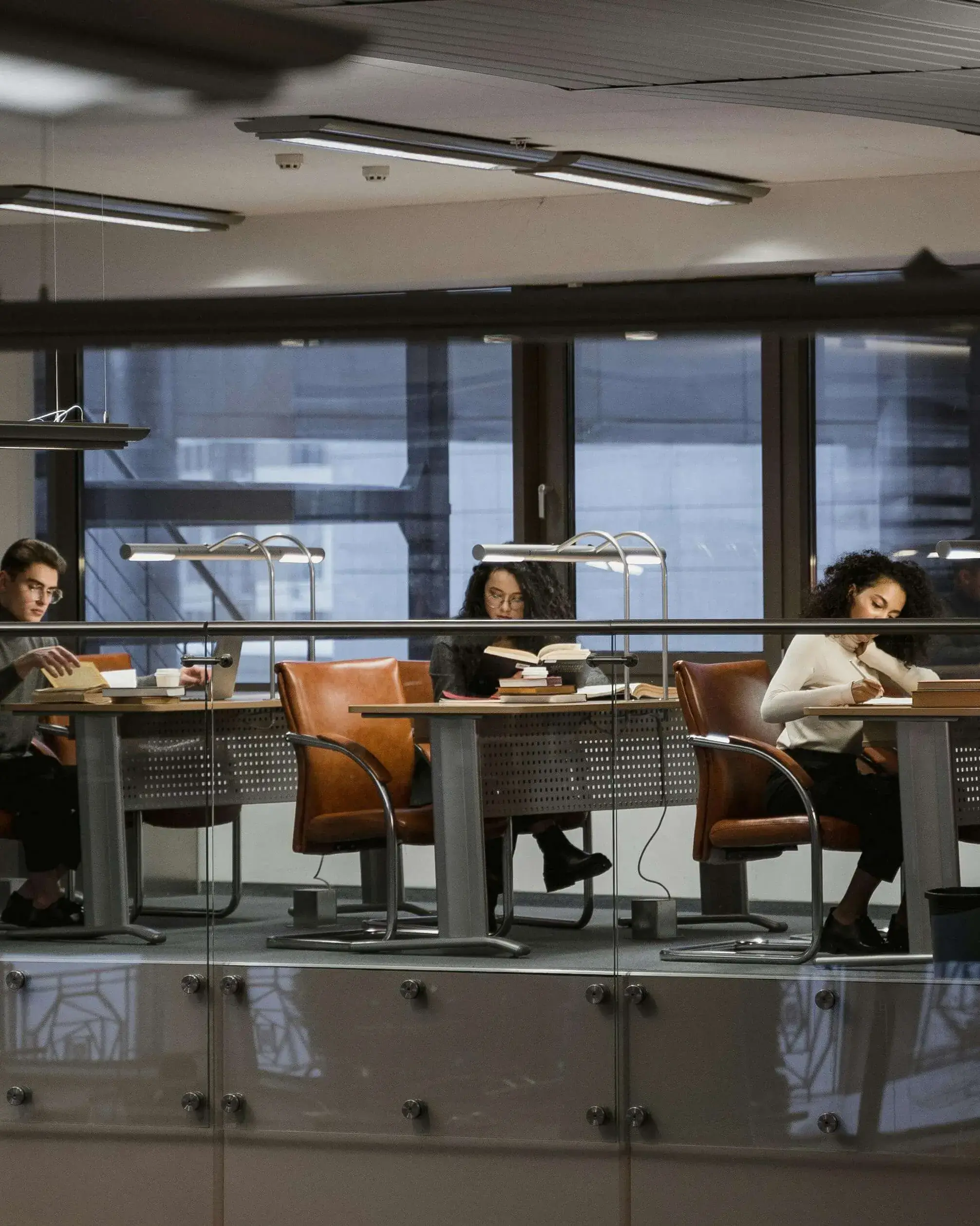 Persones consultant el fons d'un arxiu