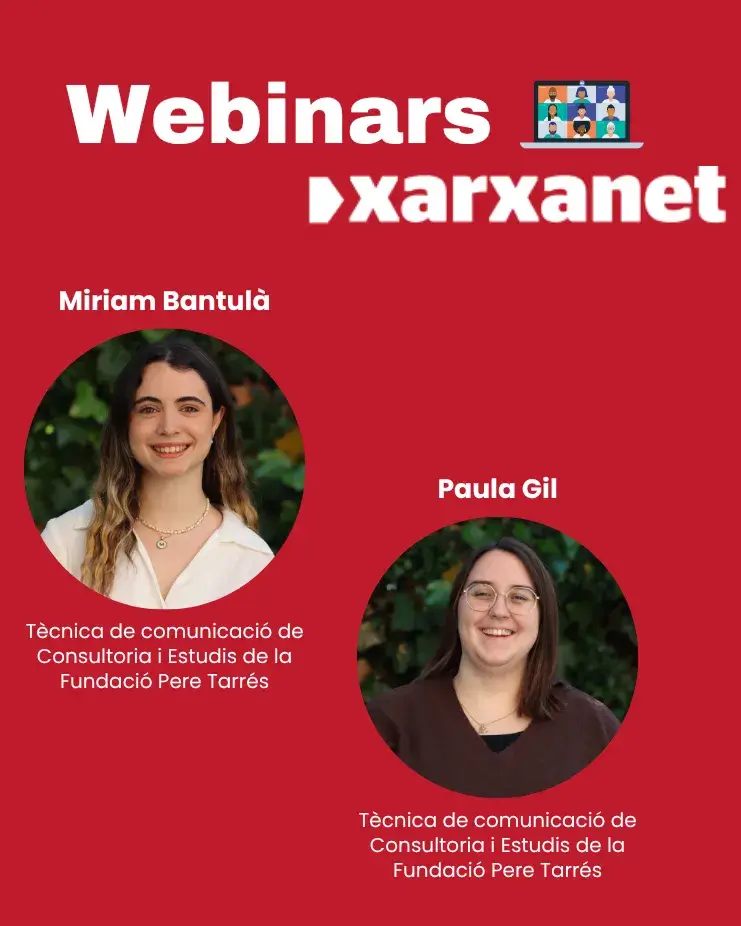 Cartell del webinar.