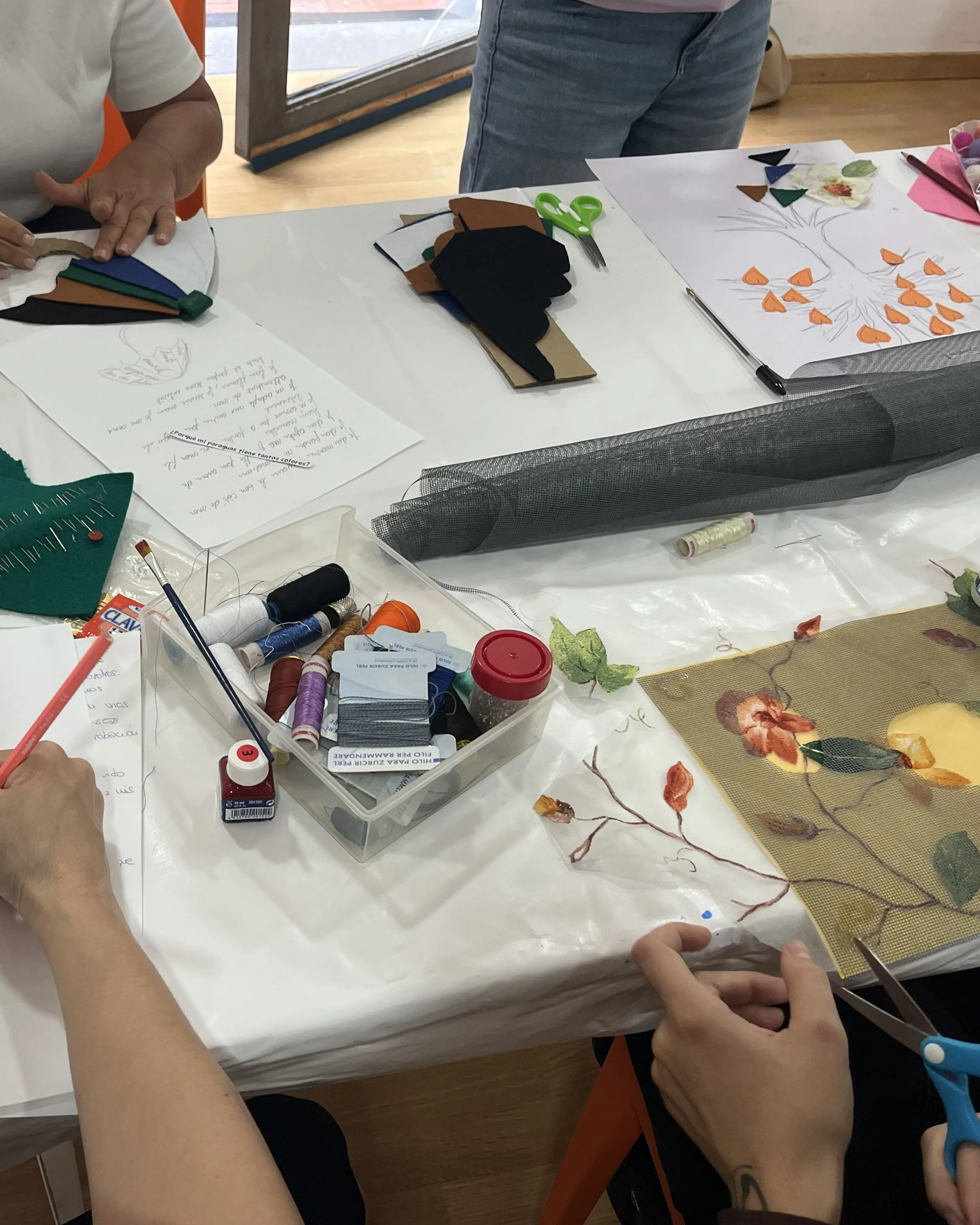 Imatge del projecte amb els dibuixos i creacions fetes