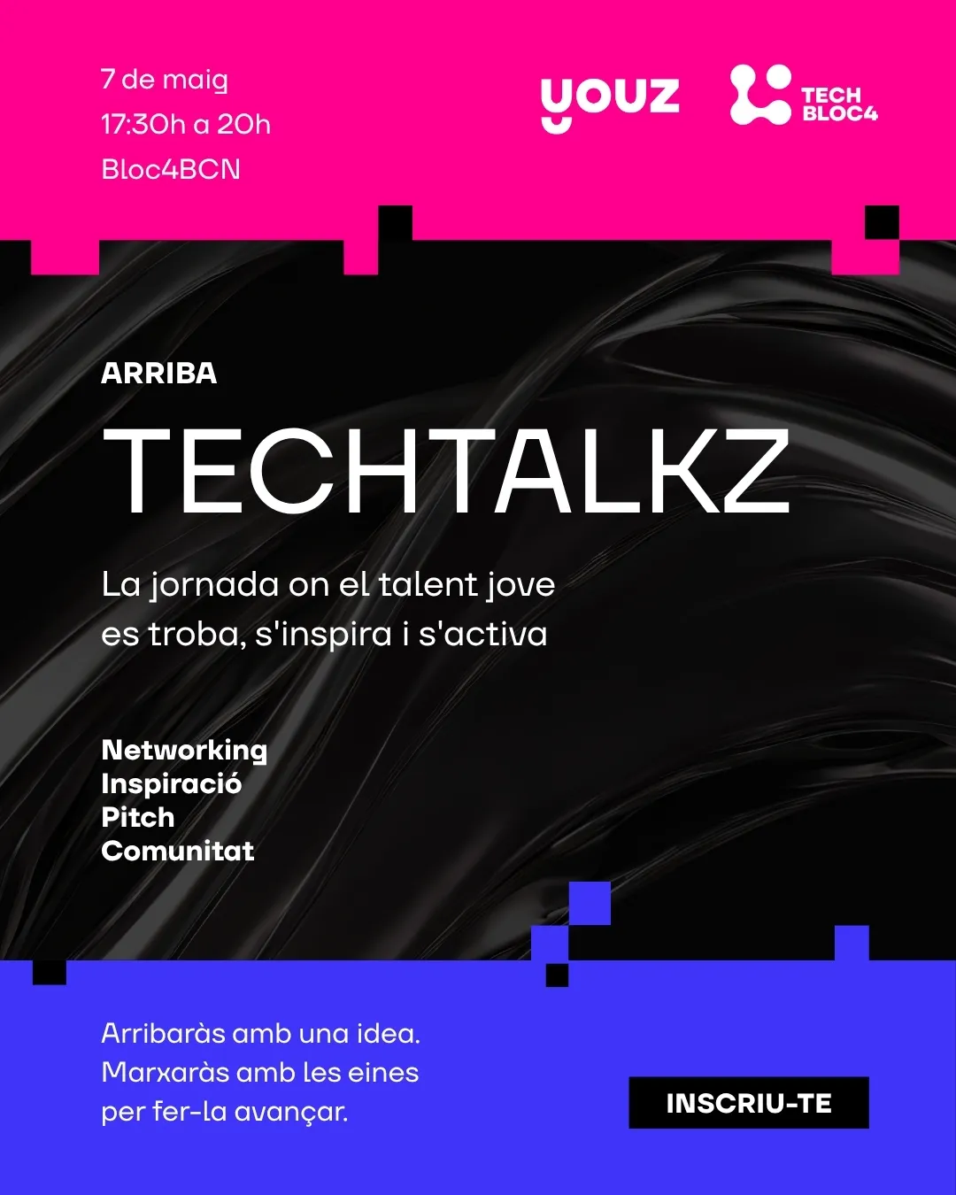 Arriba TechTalkZ: la jornada on el talent jove es troba, s'inspira i s'activa