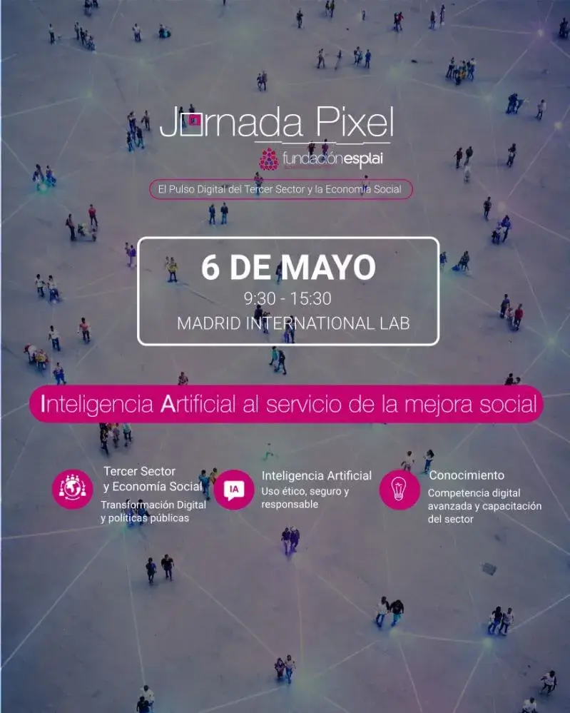 Imatge del cartell oficial de la Jornada Píxel 2026