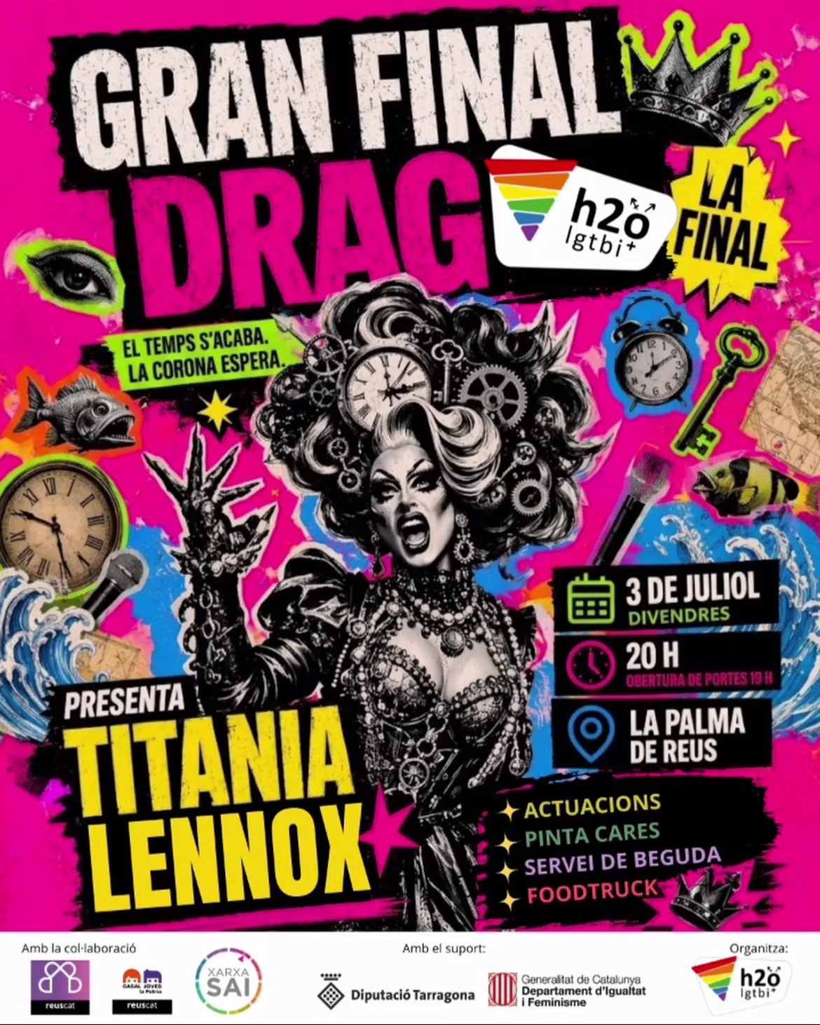 Gran Final Drag H2O 2026. Font: H2O