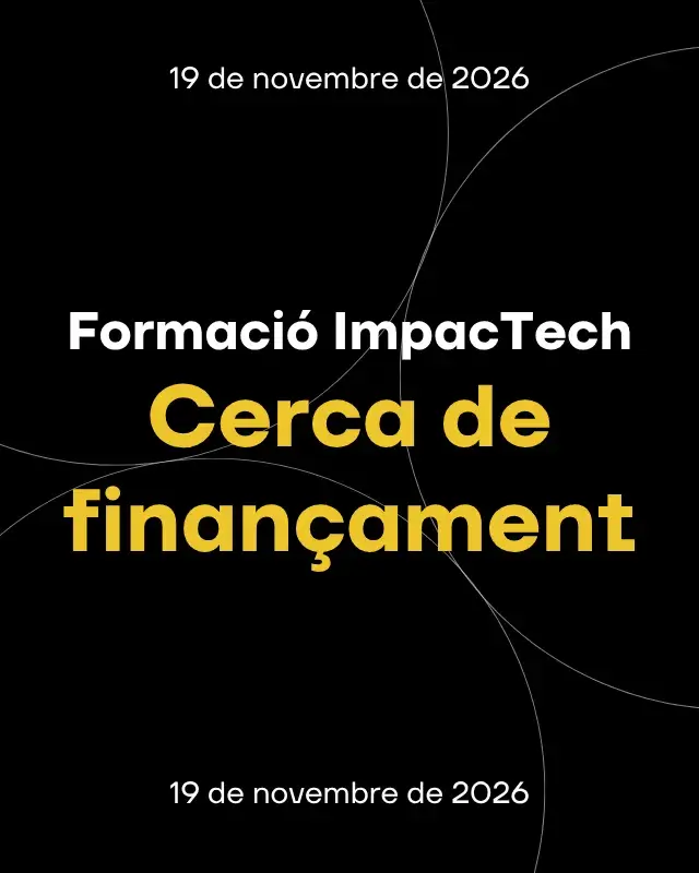 Formació ImpacTech | Cerca de finançament