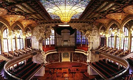 Fotografia de l'interior del Palau
