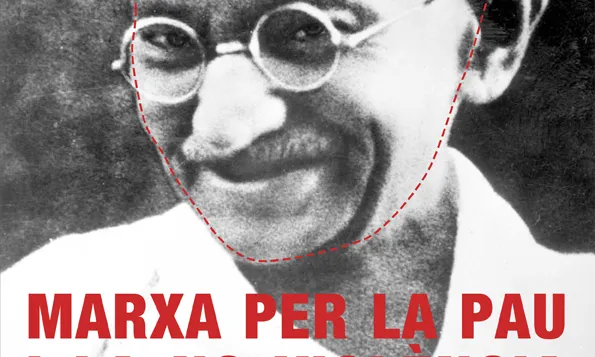 Cartell de la marxa per la pau