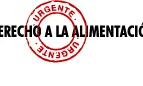 Logo de la Campanya Dret a l'Alimentació. Urgent.