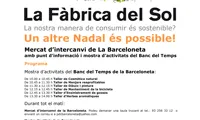 Cartell Mercat d'intercanvi de La Barceloneta