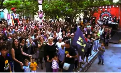 Imatge del "lip dub" de Porrera.