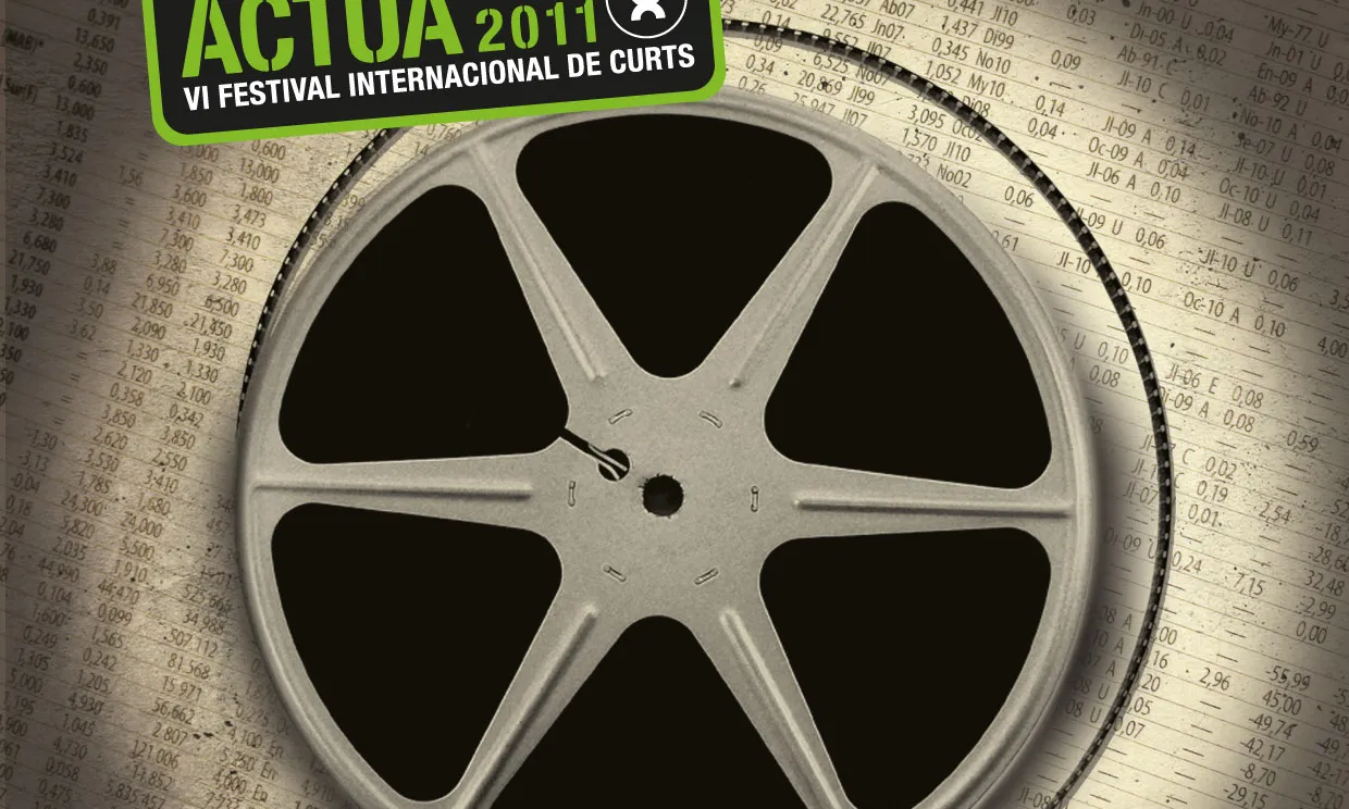 Cartell del VI Festival Internacional de Curtmetratges Actua