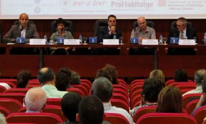 Imatge de la presentació de la Guia de morositat hipotecària