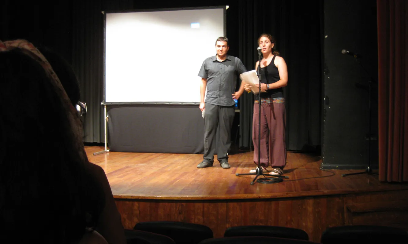 Un dels moments del debat al cinefòrum