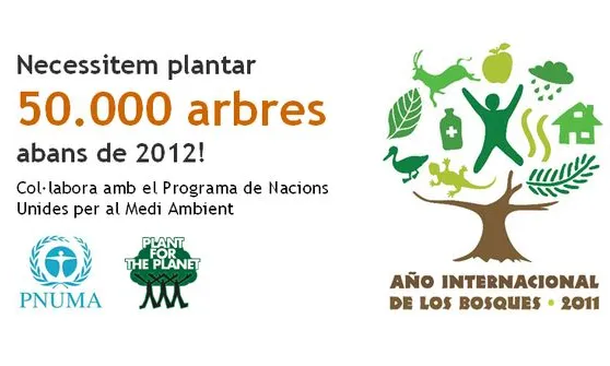 Regalar arbres en l'Any Internacional dels Boscos