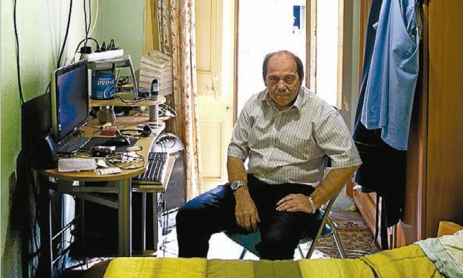 Manuel Barrios, antic vagabund (Foto: El Periódico de Catalunya)